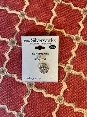 Belk Silverworks Originality Beads  Sterling Silver Sentiments Family Charm
